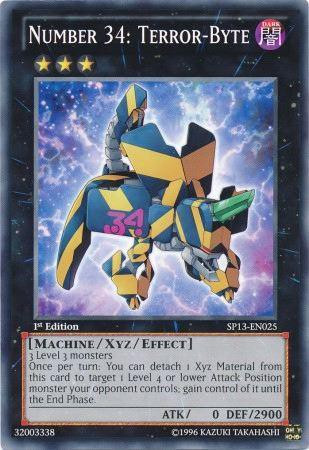 YuGiOh Star Pack 2013 Single Card Common Number 34 Terror-Byte