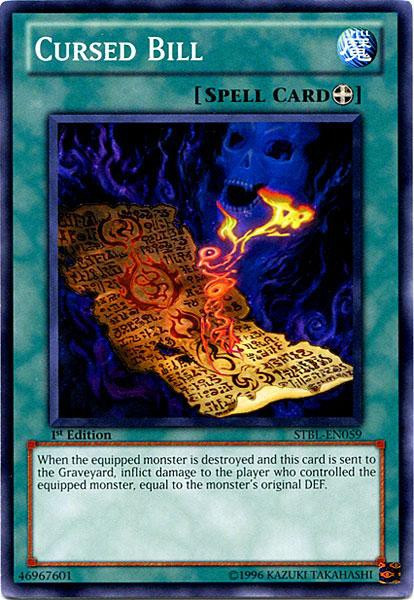 cursed yugioh cards Trap Card Seal of the Forbidden Spell SGX2-ENC17 1st Ed Common and if you do Cursed Seal of the Dark