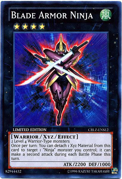 Yu-Gi-Oh! Blade Armor Ninja – Limited Edition Super Rare Sammelkarte (Cosmo Blazer)