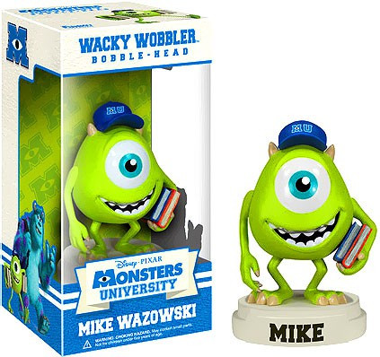 Funko Disney / Pixar Monsters University Wacky Wobbler Mike Wazowski Bobble  Head