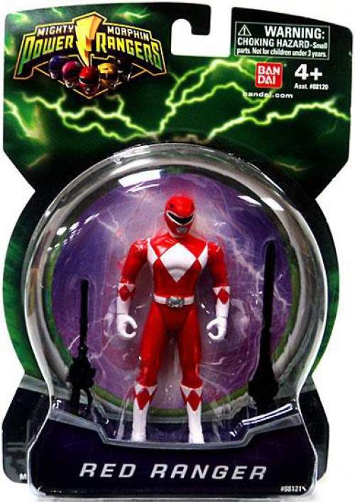Power Rangers Mighty Morphin 2010 Red Ranger 4 Action Figure Bandai ...