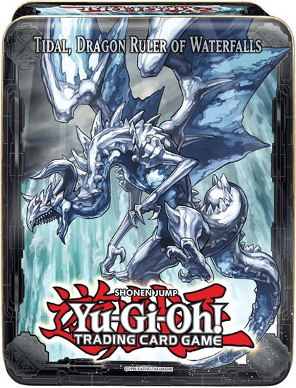 YuGiOh 2013 Tidal, Dragon Ruler of Waterfalls Tin Set 5 Booster
