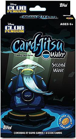 RARE SEALED  Topps Club Penguin Card-jitsu Pack - Water