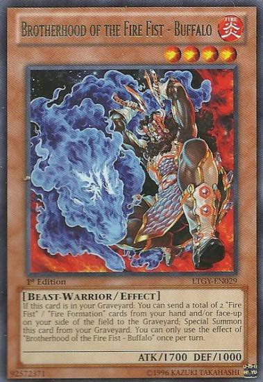 Yu-Gi-Oh! Brotherhood Of The Fire Fist - Buffalo (LTGY-EN029) - Rare, Lord Of The Tachyon Galaxy - View #6