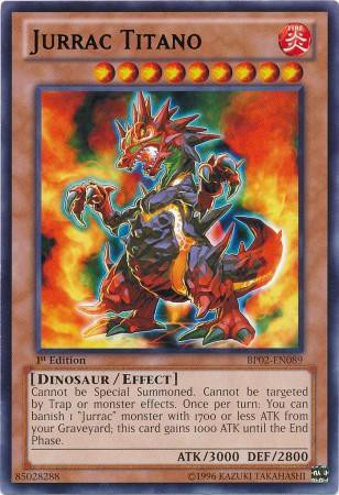YuGiOh Battle Pack 2 War of the Giants Single Card Rare Jurrac