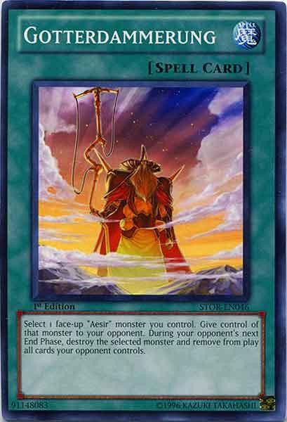 yugioh nordic god cards YuGiOh 5Ds Storm of Ragnarok Single Card Common Gotterdammerung STOR-EN046 Yugioh Nordic Deck - Thor