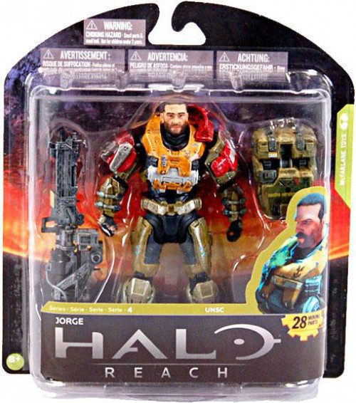 McFarlane Toys Halo Reach Series 4 Jorge Action Figure Unmasked