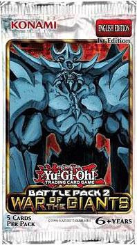 YuGiOh Battle Pack 2 War of the Giants 1st Edition Booster Pack 5