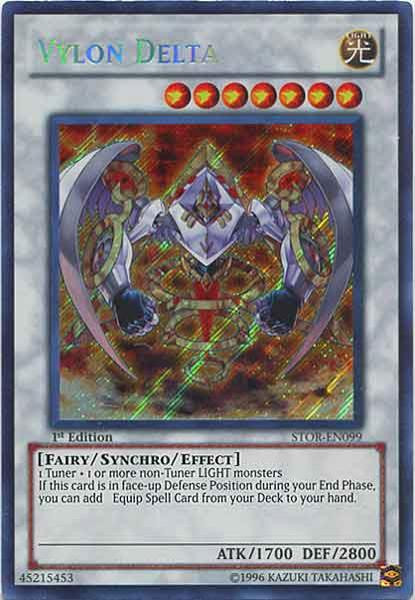 YuGiOh YuGiOh 5Ds Storm of Ragnarok Single Card Secret Rare Vylon Delta  STOR-EN099 - ToyWiz