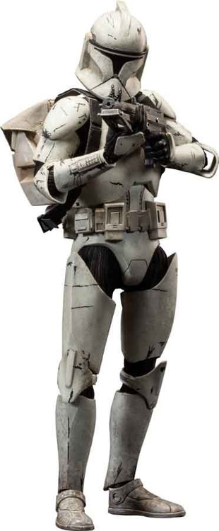 The Clone Wars Militaries Of Star Wars Sixth Scale Clone Trooper Deluxe Action Figure - roblox star wars movie droids vs clone troopers roblox star wars battlefront