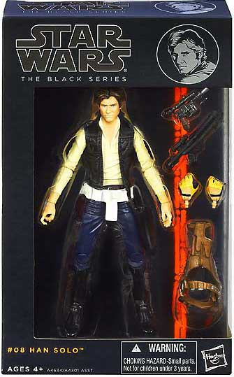 Star Wars A New Hope Black Series Wave 2 Han Solo 6 Action Figure