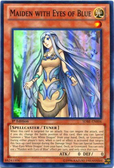 best yugioh starter decks Yu-Gi-Oh! - Maiden with Eyes of Blue (SDBE-EN006) - Structure Deck: Saga of  Blue-Eyes White Dragon - 1st Edition main image 0