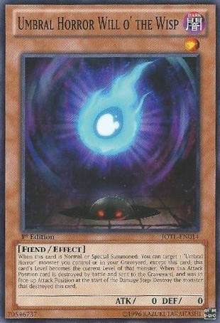 yugioh horror cards Trading Card Game Judgment of the Light Single Card Common Umbral Ghoul JOTL-EN012 Type monsters Number C104: Umbral Horror Masquerade