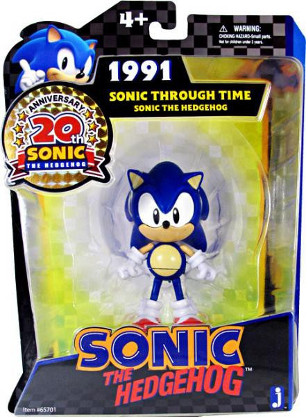 Sonic The Hedgehog 20th Anniversary Sonic Through Time Sonic