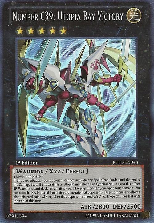 YuGiOh Trading Card Game Judgment of the Light Single Card Super Rare  Number C39 Utopia Ray Victory JOTL-EN048 - ToyWiz