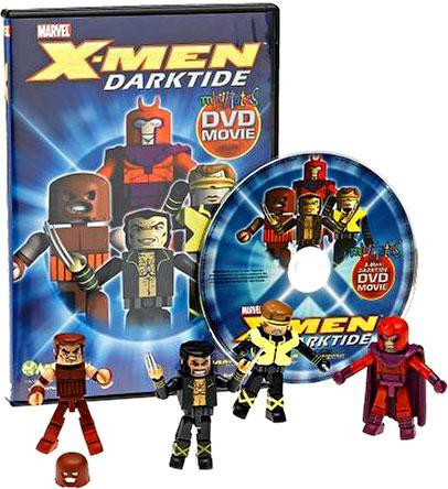 Marvel miniMateS 13パックセット Marvel Minimates X-Men Darktide DVD With Figures Diamond Select