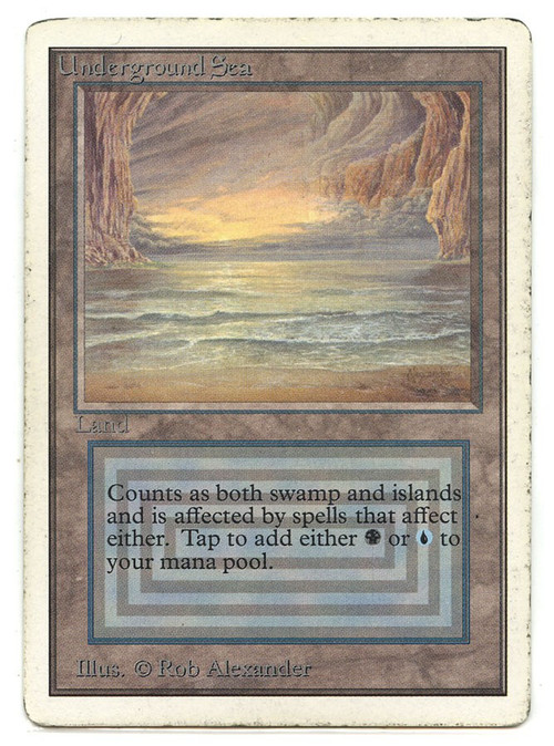 Magic The Gathering Unlimited Single Card Rare Underground Sea 