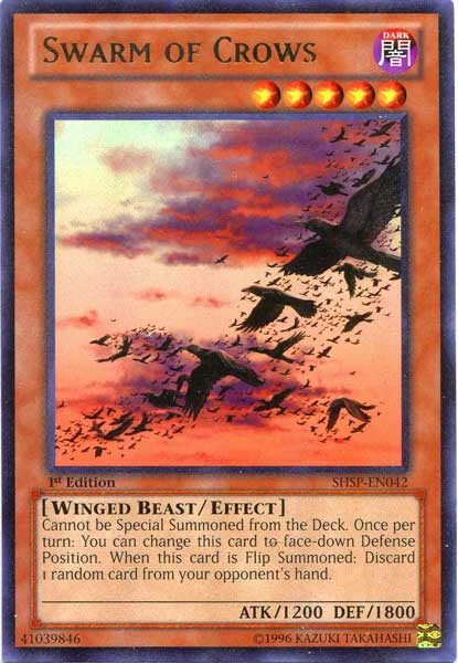 YuGiOh Trading Card Game Shadow Specters Single Card Rare Swarm of