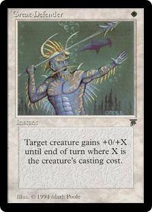 mtg cards with defender Best Commander for Defenders. : r/magicTCG Target creature gets +0/+X until end of turn Magic The Gathering Legends Single