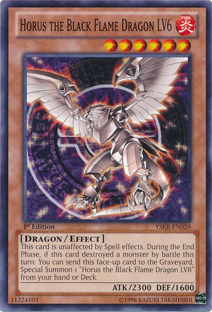 Horus The Black Flame Dragon LV4 - YSKR-EN019 - Common Un