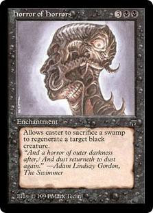 horror cards mtg Magic: the Gathering - Hullbreaker (063) where X is the total life lost by your opponents this turn. Cosmic Horror - Legends -