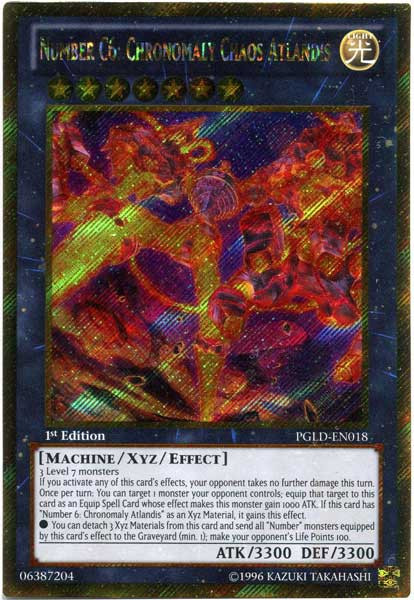 YuGiOh Premium Gold Single Card Gold Secret Rare Number C6
