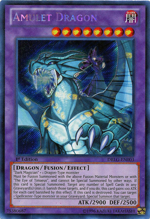 YuGiOh Trading Card Game Dragons of Legend Single Card Secret Rare