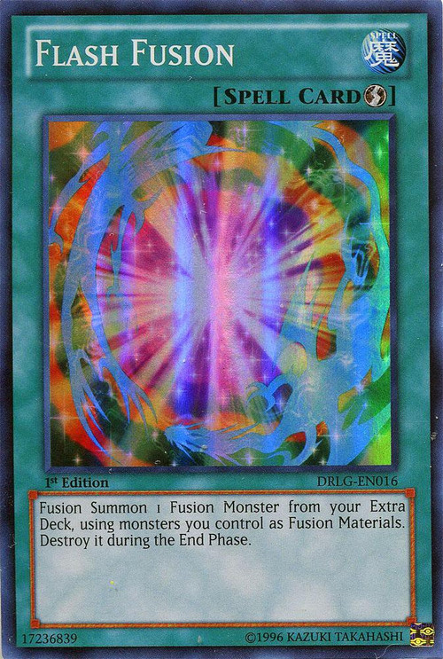 Yu-Gi-Oh! Flash Fusion Super Rare – (DRLG-EN016) Dragons Of Legend 1st Edition Sammelkarte