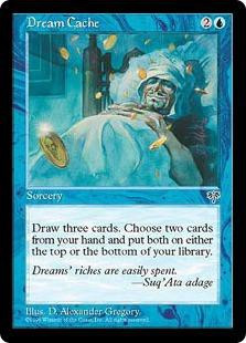 Magic The Gathering Mirage Single Card Common Dream Cache - ToyWiz