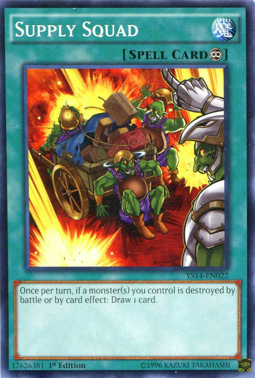 YuGiOh SpaceTime Showdown Single Card Common Supply Squad YS14EN022