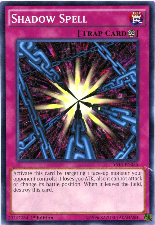 YuGiOh SpaceTime Showdown Single Card Common Shadow Spell YS14EN035