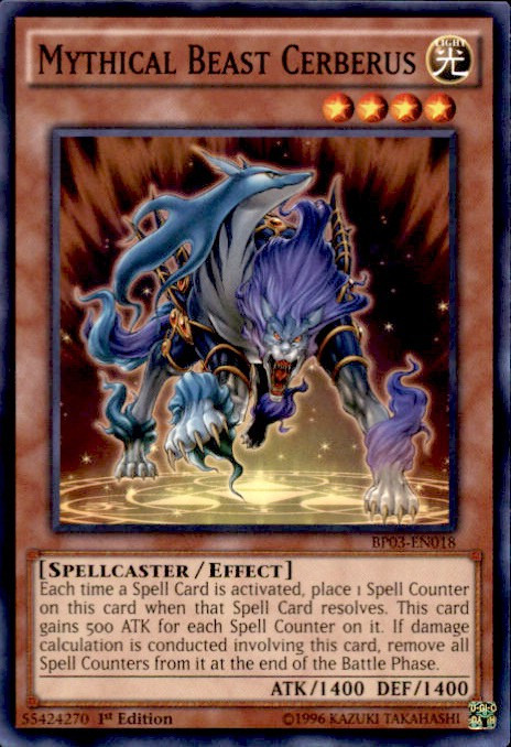 Yugioh Battle Pack 3 Monster League Single Card Common Mythical Beast Cerberus Bp03 En018 Toywiz - myths souleaters roblox stop and shop