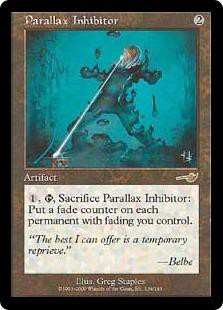 Magic The Gathering Nemesis Single Card Rare Parallax Inhibitor
