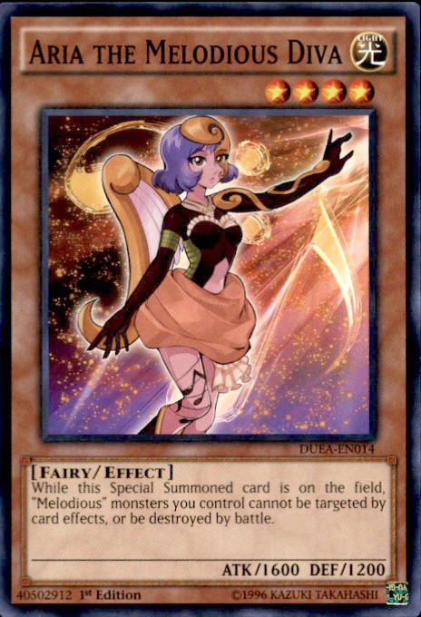 YuGiOh Duelist Alliance Single Card Common Aria the Melodious Diva  DUEA-EN014 - ToyWiz