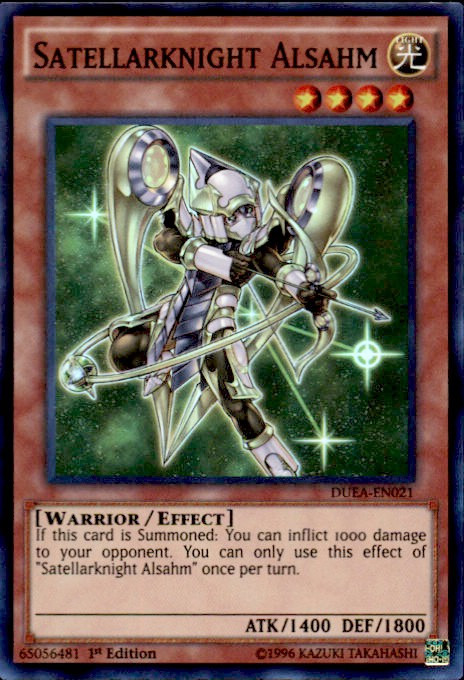 Yu-Gi-Oh! Karte 'Satellarknight Unukalhai' (DUEA-EN022) – Common, Aus Duelist Alliance