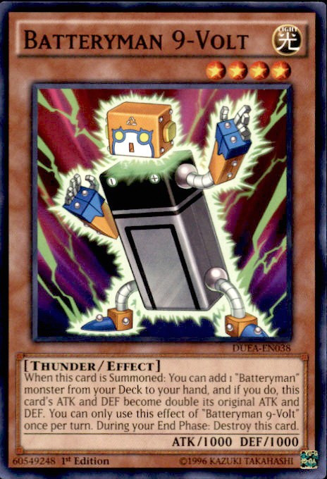 yugioh batteryman deck 2014 Yu-Gi-Oh! - AA (CP06-EN013) - Champion Pack Game 6 - Promo Edition You can send 1 Thunder monster from your Deck to the GY Batteries Not Included - A