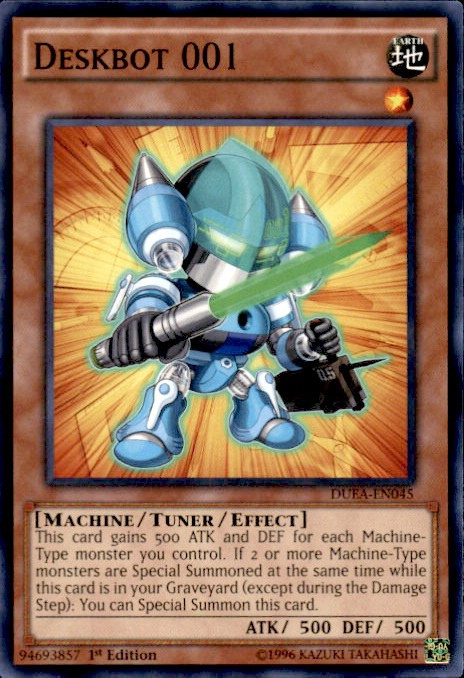 yugioh deskbot cards 003 - SR10-EN022 - Common Once per turn YuGiOh Duelist Alliance Common Deskbot