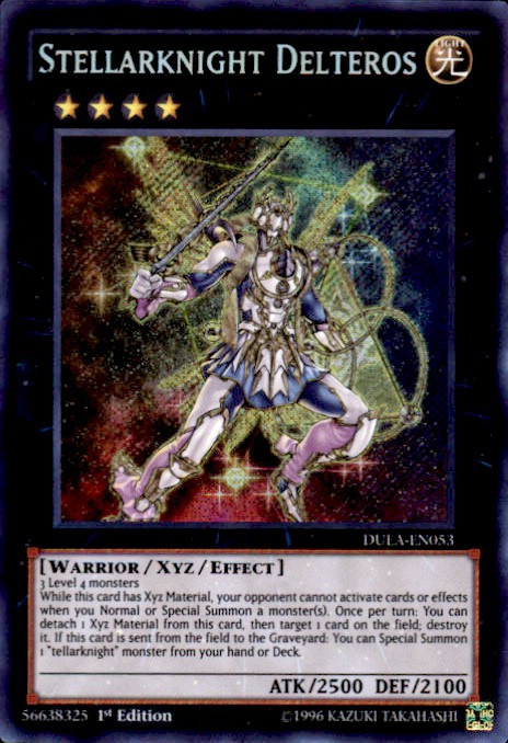 Yugioh Duelist Alliance Single Card Secret Rare Stellarknight Delteros Duea En053 Toywiz