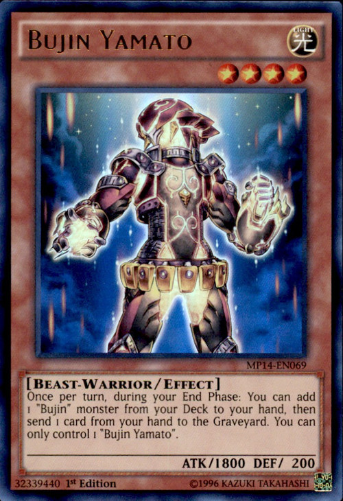 yugioh bujin deck 2014 YU-GI-OH! - Bujintei Susanowo (MP14-EN100) - Mega Pack 2014-1st Edition Bujin - Yugipedia