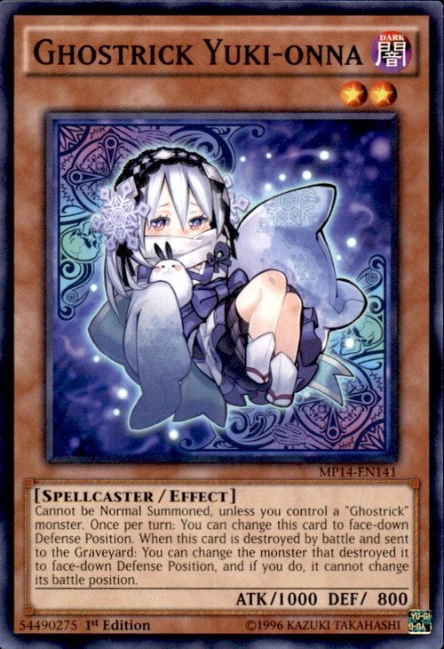 YuGiOh 2014 Mega Tin Single Card Common Ghostrick Yuki-onna