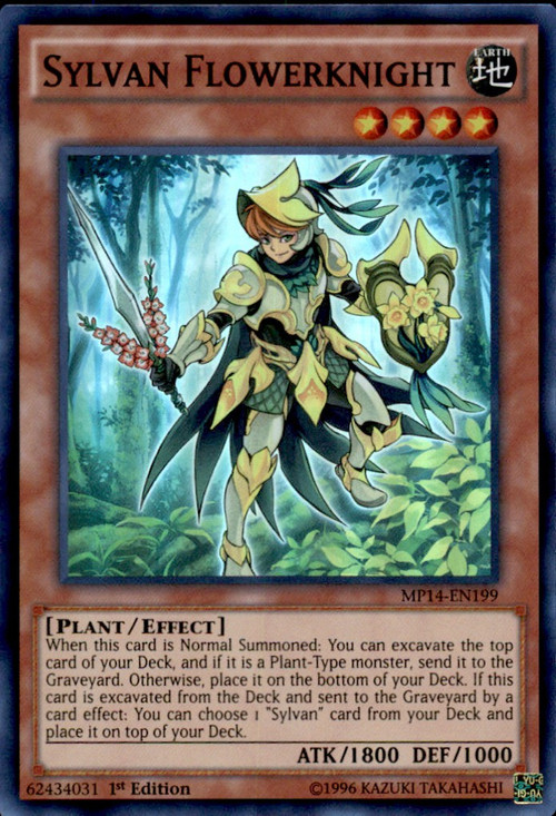 sylvan yugioh cards Yu-Gi-Oh PRINCESSPROUT - Super Rare - MP15-EN048 - 1st Edition You can excavate the top card of your Deck My Sylvan Yugioh Deck Profile