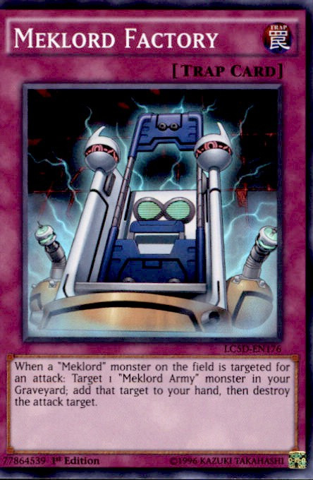 YuGiOh YuGiOh 5Ds Legendary Collection Mega Pack Single Card Super Rare Meklord Factory LC5D-EN176 - ToyWiz YuGiOh YuGiOh 5Ds Legendary Collection Mega Pack Single Card Super Rare Meklord Factory LC5D-EN176 - ToyWiz