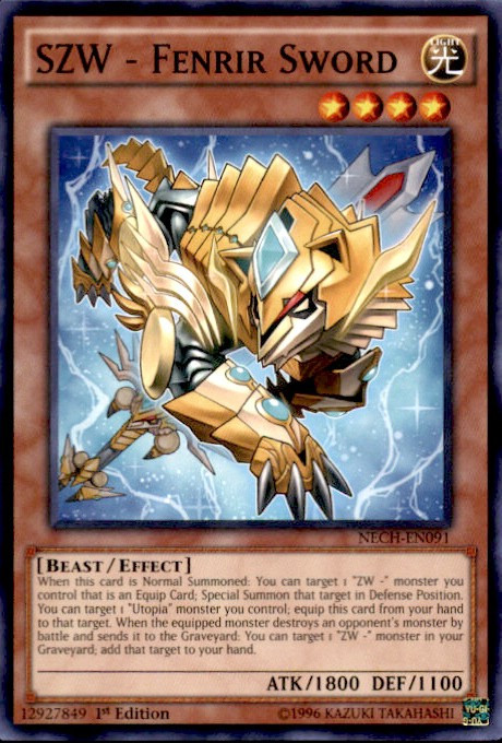 YuGiOh Trading Card Game The New Challengers Single Card Common SZW - Fenrir Sword NECH-EN091 - ToyWiz YuGiOh Trading Card Game The New Challengers Single Card Common SZW - Fenrir Sword NECH-EN091 - ToyWiz