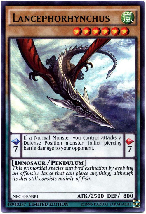Yu-Gi-Oh! – Lancephorhynchus (NECH-ENS01) – Super Rare, Limited Edition Sammelkarte