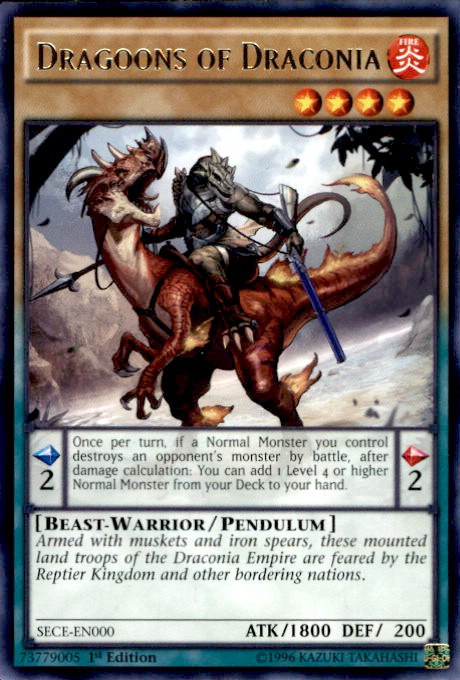 yugioh draconia deck Dracoslayer Pendulum - Ignis Phoenix Majesty Pegasus Odd-Eyes Arc Monster Effect Yu-Gi-Oh! DRAGOONS OF DRACONIA -