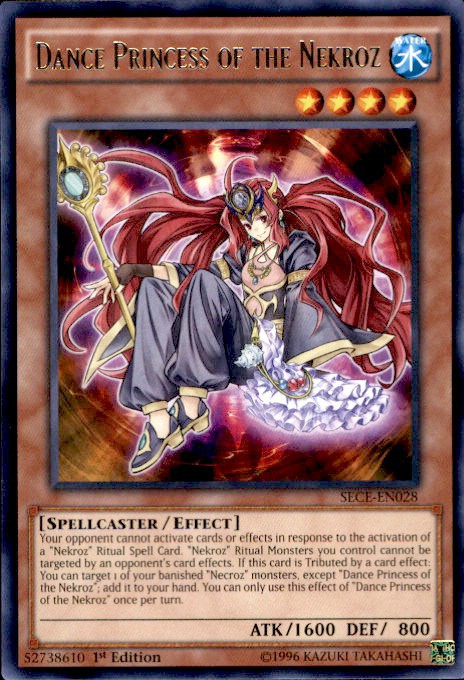 YuGiOh Secrets of Eternity Single Card Rare Dance Princess of the