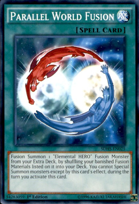 yugioh fusionist deck HERO Strike Structure Single Card Common Parallel World Fusion SDHS-EN025 YuGiOh Structure Deck Albaz Strike