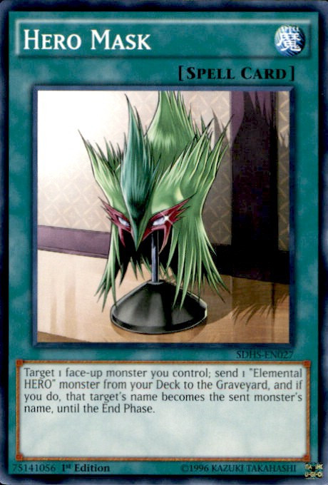 yugioh masked hero structure deck Strike Card List with Pictures My Masked HERO Yugioh Deck