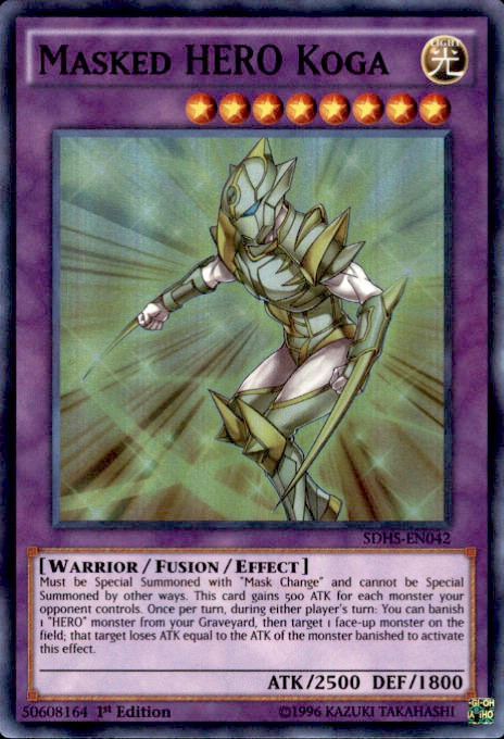 YuGiOh HERO Strike Structure Deck Single Card Super Rare