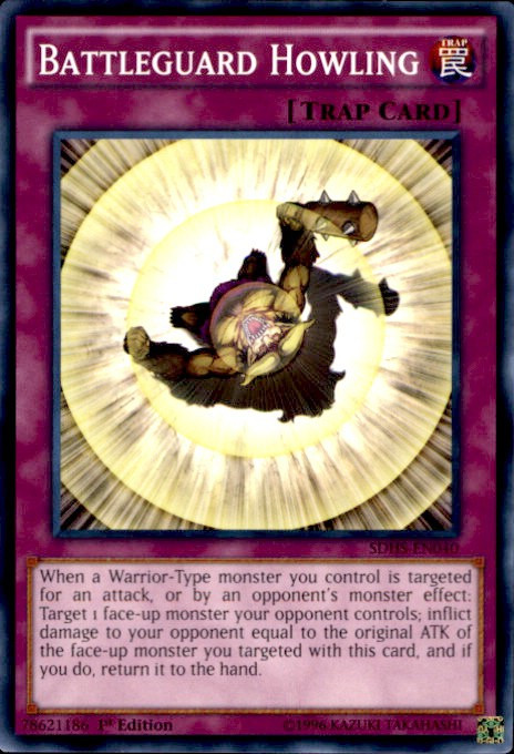 yugioh battleguard deck YuGiOh HERO Strike Structure Deck Single Card Common Battleguard Howling  SDHS-EN040